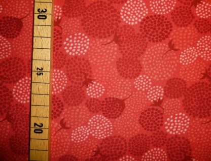 Stoff Chantilly Punktekreise rot – Bild 4