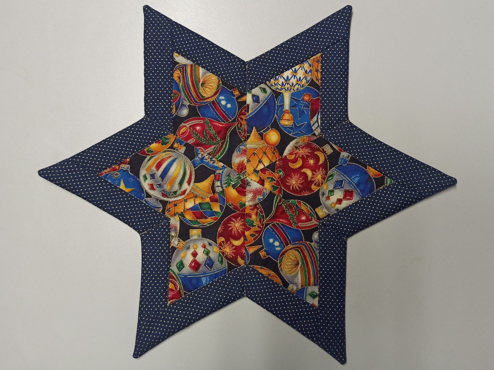 Rautenstern 6-eckig blau – Bild 5