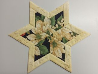 Rautenstern 6-eckig natur