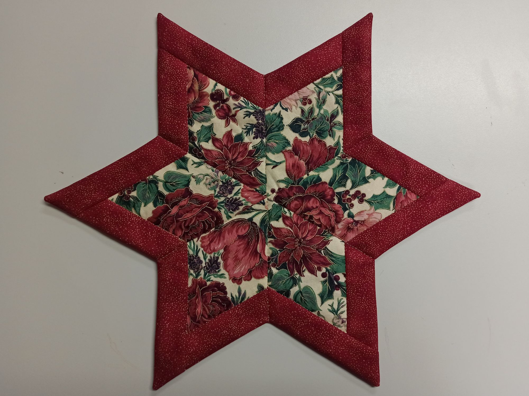 Rautenstern 6-eckig rot – Bild 2