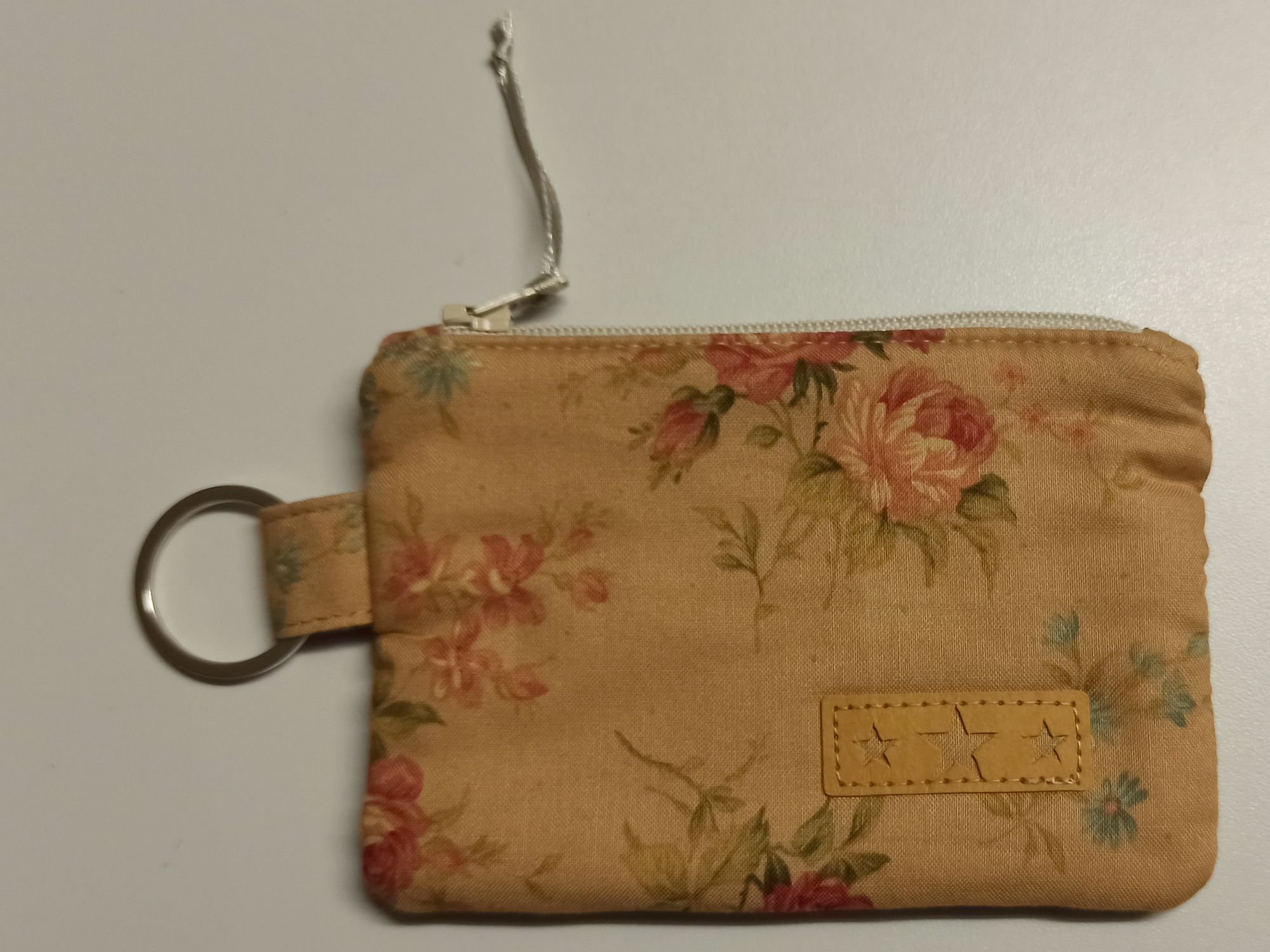 Schlüsselanhänger-Mäppchen Rosen 9 x 13 cm